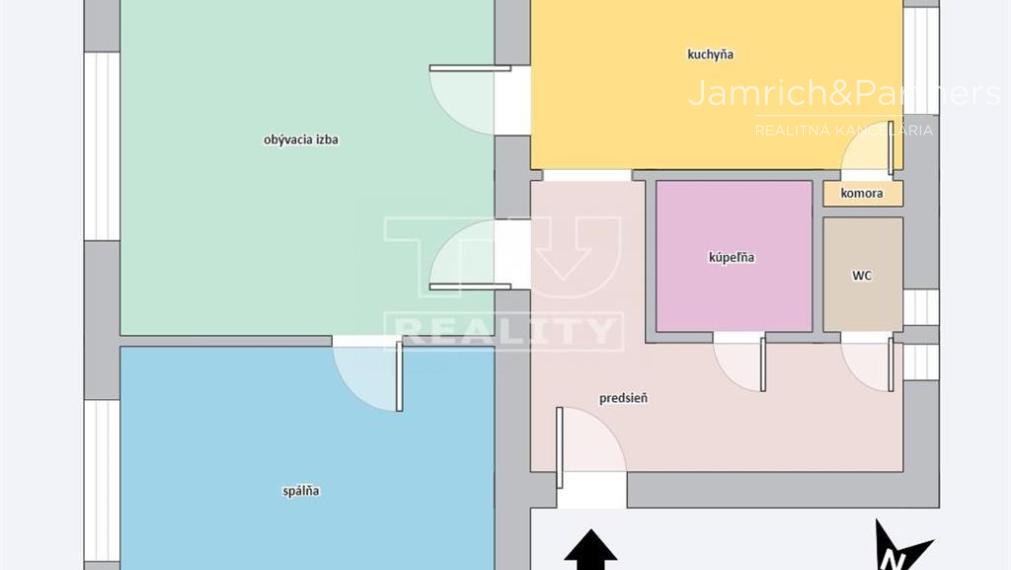 Predaj 2-izbového bytu v centre PEZINKA - blízko Bratislavy