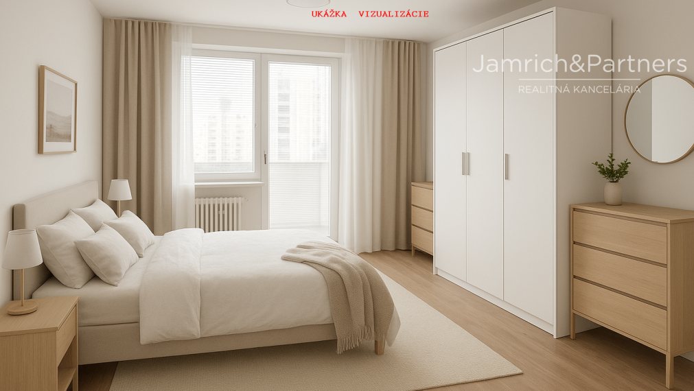 Predaj 3-izbový byt s dvoma lodžiami na Žarnovickej ul.č. 3 v Bratislave III – časť Rača